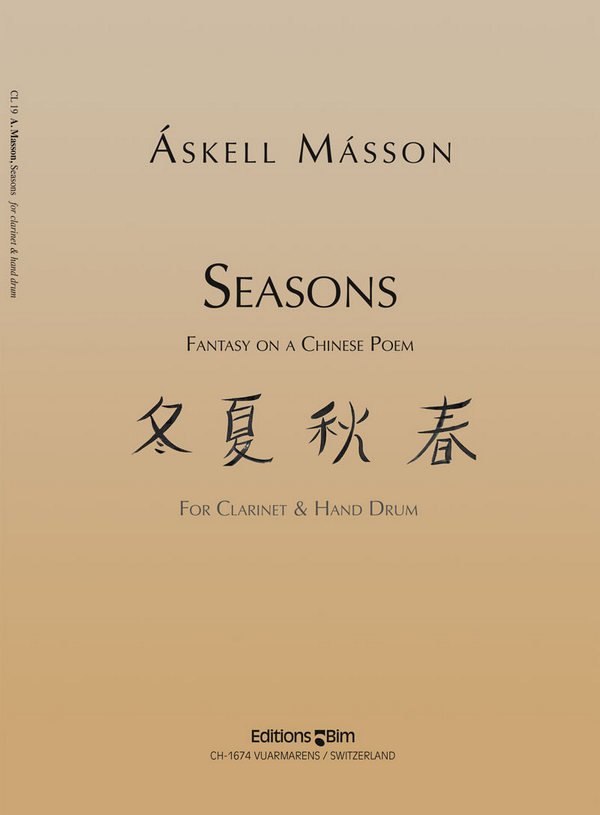 Seasons for clarinet and hand drum