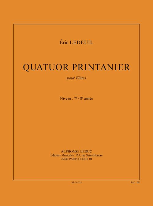 Quatuor Printanier pour 4 flutes