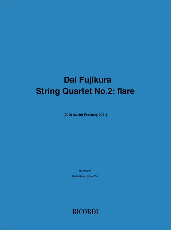 String Quartet no.2 (Flare)
