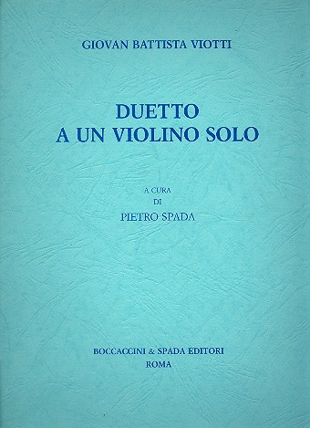 Duetto a un violino solo