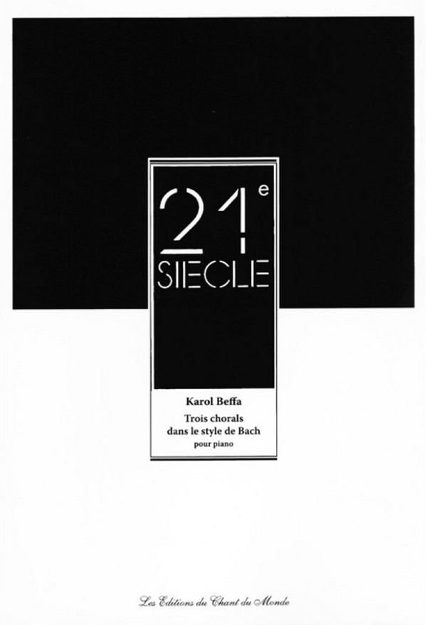 3 Chorals dans le style de Bach