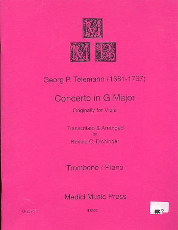 Concerto g major for viola and orchestra