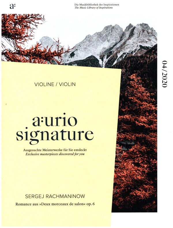 Romance aus "Deux morceaux de salon" op.6