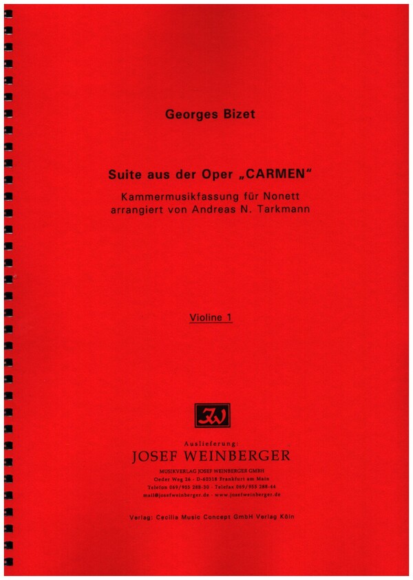 Suite aus der Oper 'Carmen'