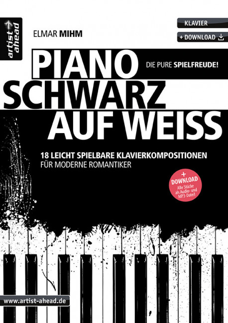 Piano schwarz auf weiß (+Online Audio)