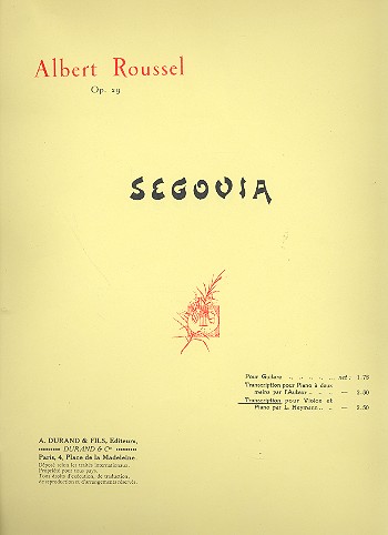 Segovia op.29