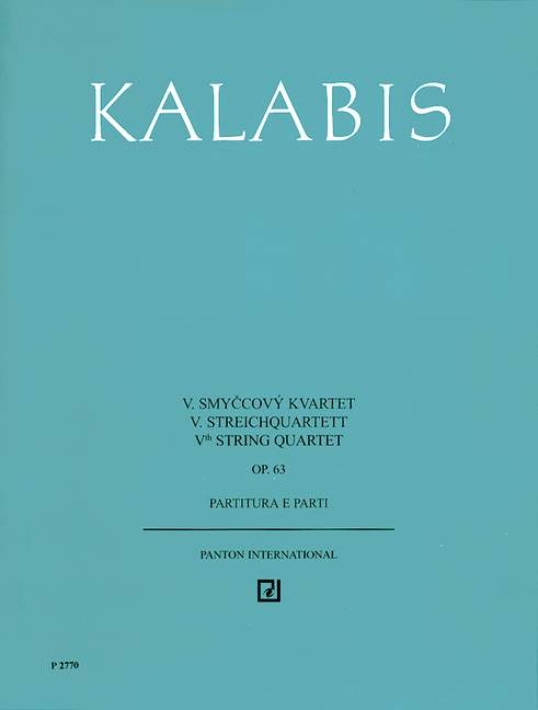 V. Streichquartett op. 63  - Sinfonia 5