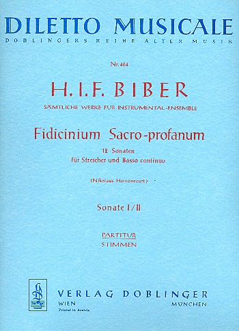Sonate Nr.1-2 für Streicher und Bc.