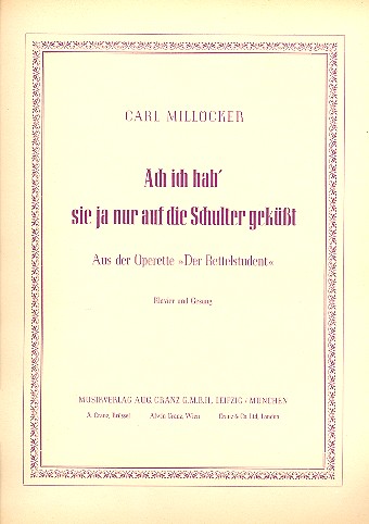 Ach ich hab' sie ja nur auf die Schulter geküsst