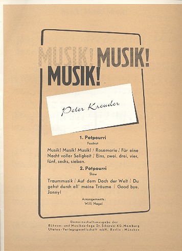 Musik, Musik, Musik: 2 Potpourris