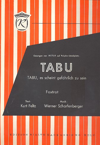 Tabu: Einzelausgabe