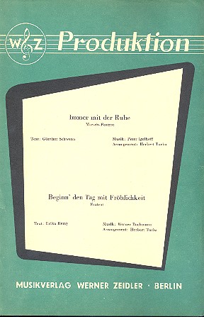 Immer mit der Ruhe und