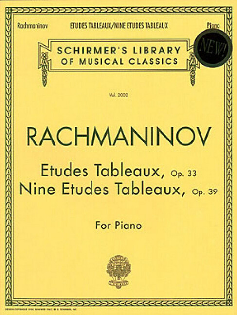 Etudes Tableaux op.33 and