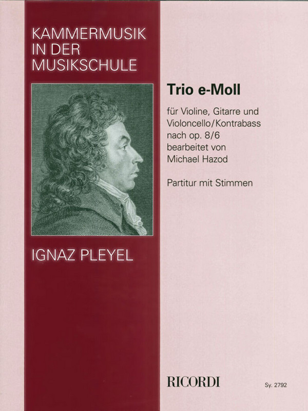 Trio op.8,6 e-moll für Violine Gittare