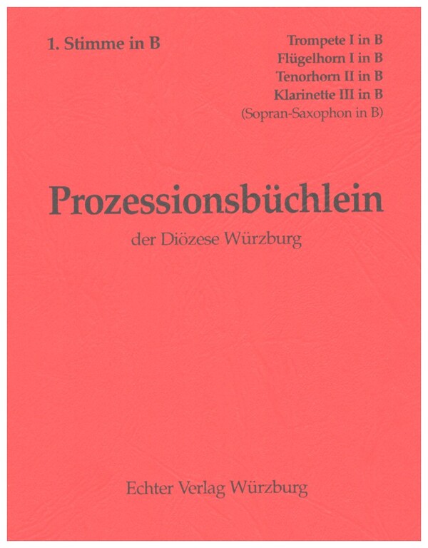 Prozessionsbüchlein der Diözese Würzburg