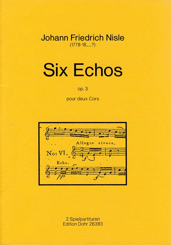 6 Echos op.3 für 2 Hörner