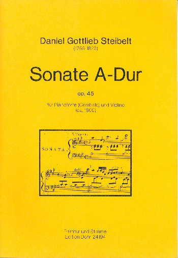 Sonate A-Dur op.45 für Violine und