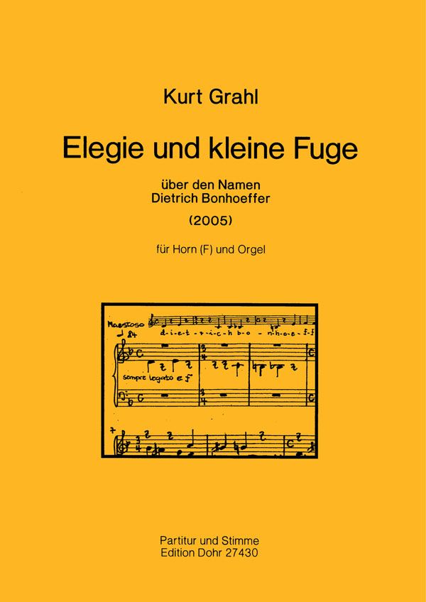 Elegie und kleine Fuge für