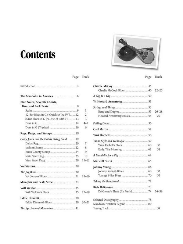 Mandolin Blues (+CD) for Mandolin/Tab