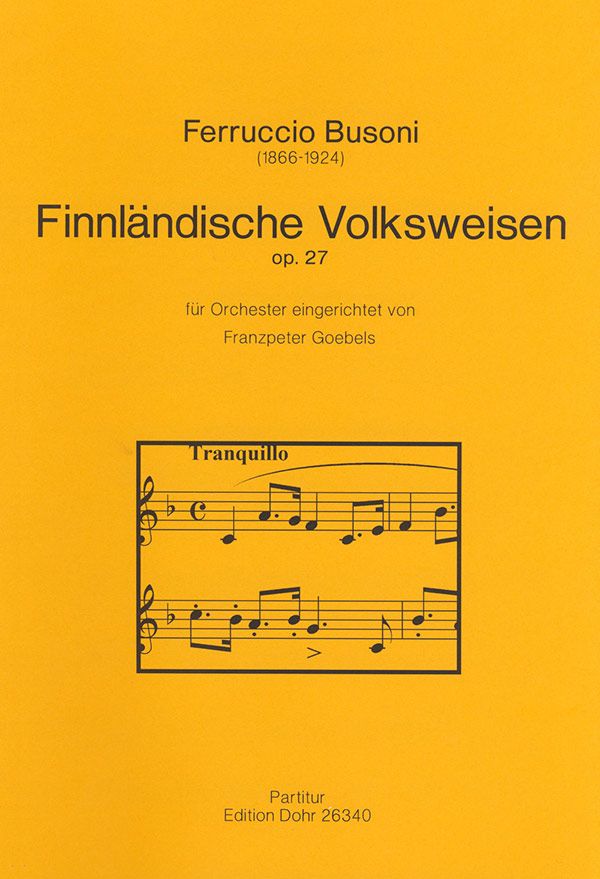 Finnländische Volksweisen op.27 für