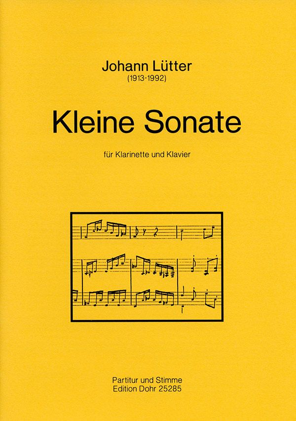 Kleine Sonate für Klarinette und