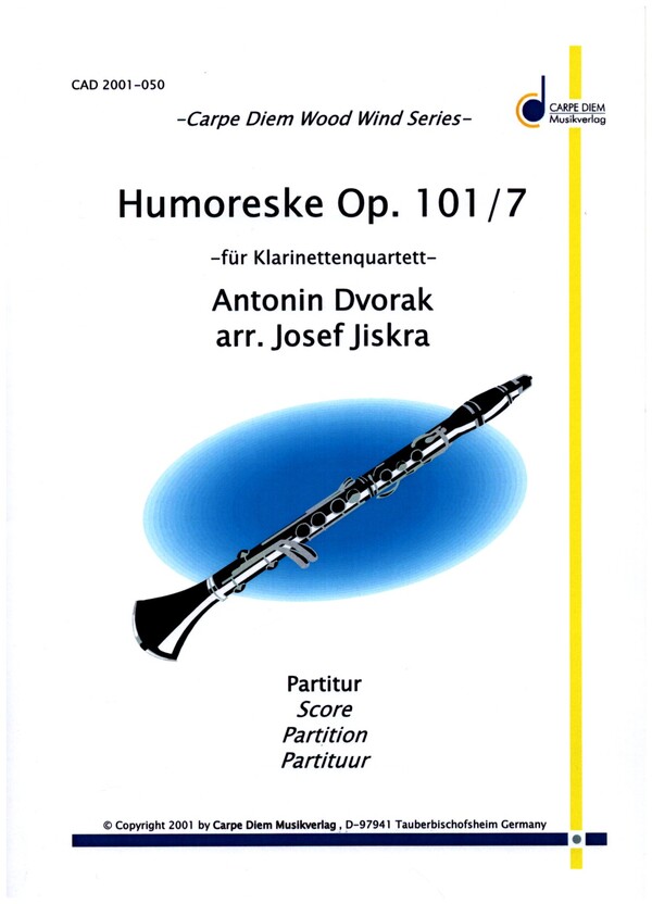 Humoreske op.101,7 für 3 Klarinetten