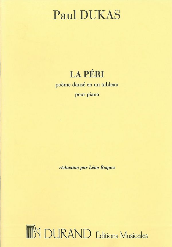 La péri Klavierauszug