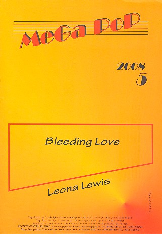Bleeding Love: für Klavier (en)