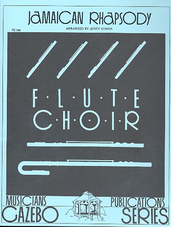 Jamaican Rhapsody for 4-6 flutes,