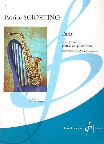 Furia pour 2 saxophones altos