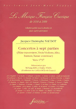 6 concertos à 7 parties für Flöte,