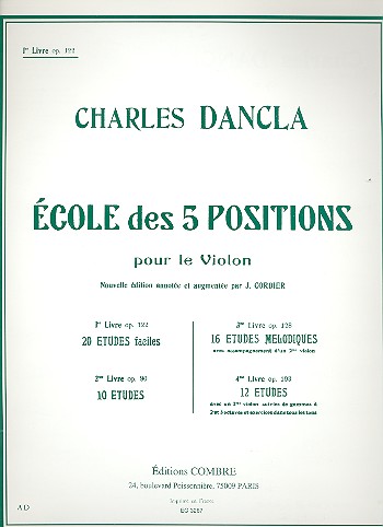 20 études op.122 vol.1