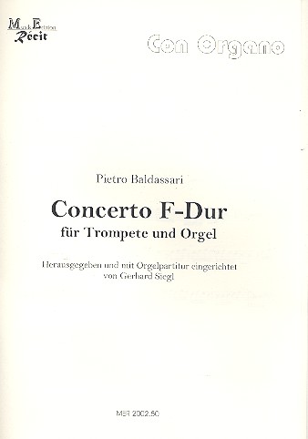 Concerto F-Dur für Trompete und Orgel