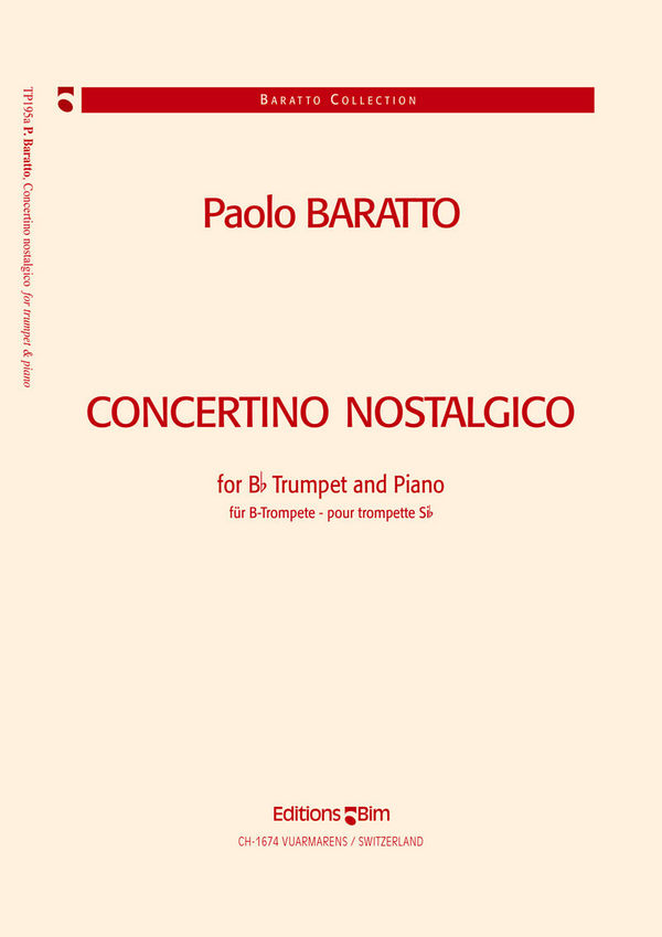 Concertino nostalgico for trumpet and piano