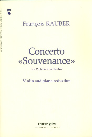 Concerto Souvenance for violin