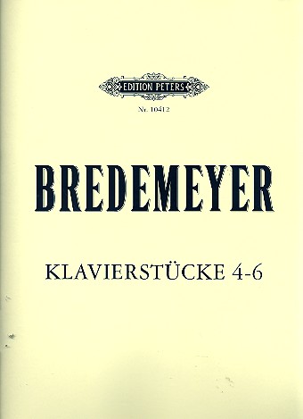 Klavierstücke Nr.4-6