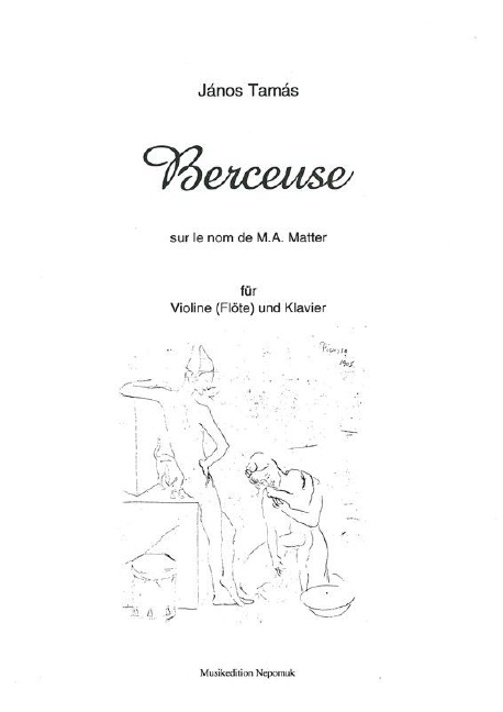 Berceuse sur le nom de M.A.Matter