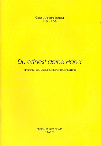 Du öffnest deine Hand für Soli, gem Chor,