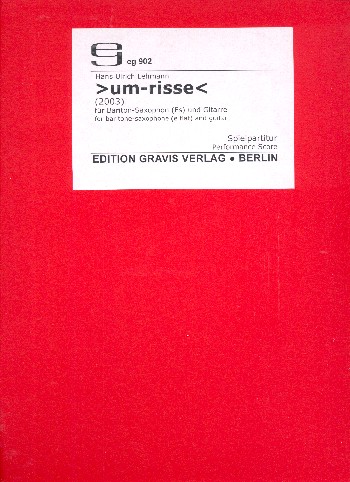 Um-Risse für Baritonsaxophon und Gitarre