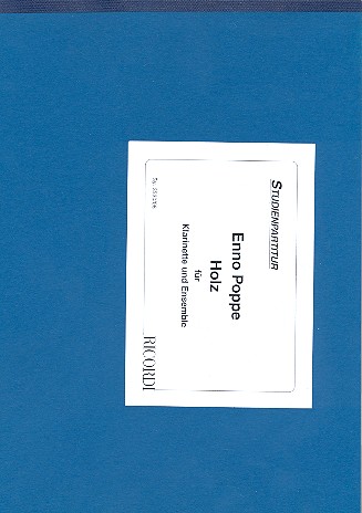 Holz für Klarinette und Ensemble