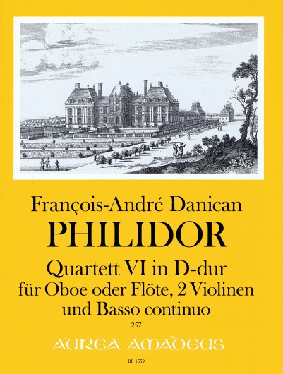 Quartett D-Dur Nr.6 für Oboe (Flöte),