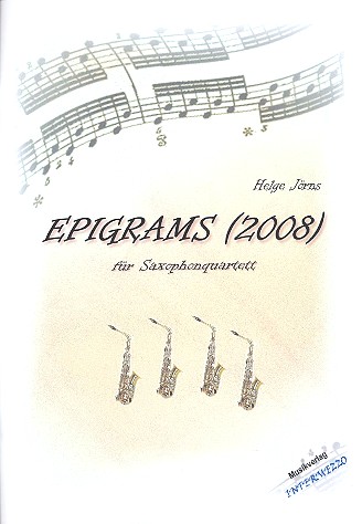 Epigrams für 4 Saxophone (SATBar)