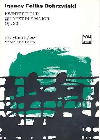 Quintett F-Dur op.20 für 2 Violinen,