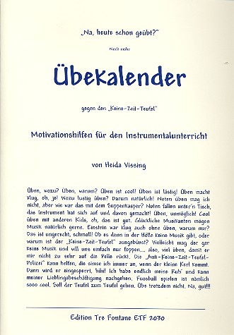 Noch mehr Übekalender