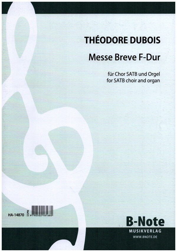 Messe brève F-Dur für gem Chor