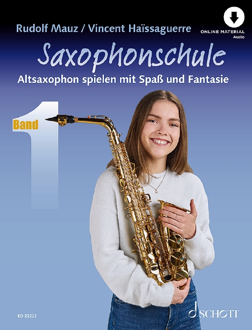 Saxophonschule Band 1 (+Online Audio)
