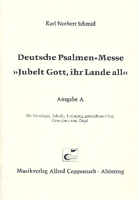 Deutsche Psamen-Messe Ausgabe A für