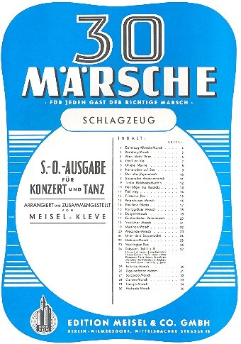 30 Märsche: für Salonorchester