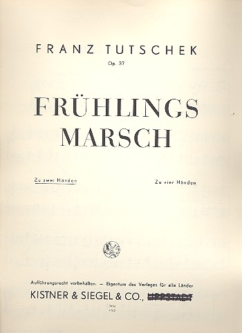 Frühlingsmarsch op.37