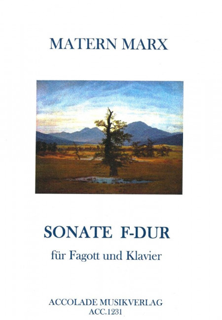 Sonate F-Dur für Fagott und Klavier